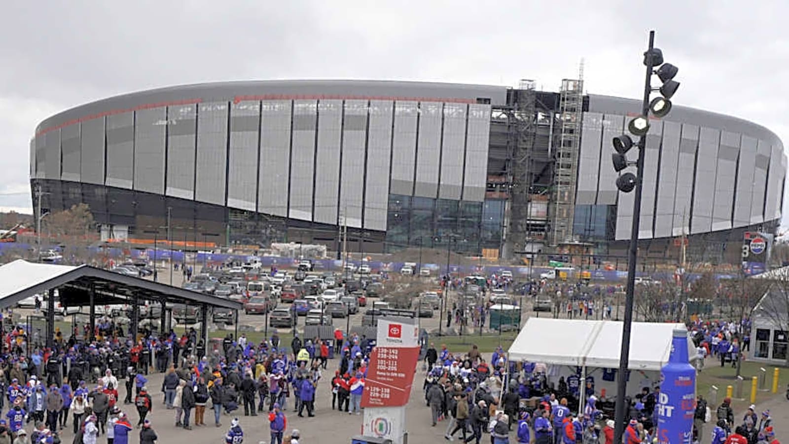 Construction of Buffalo Bills' New Stadium Stopped After Secure Locations Compromised