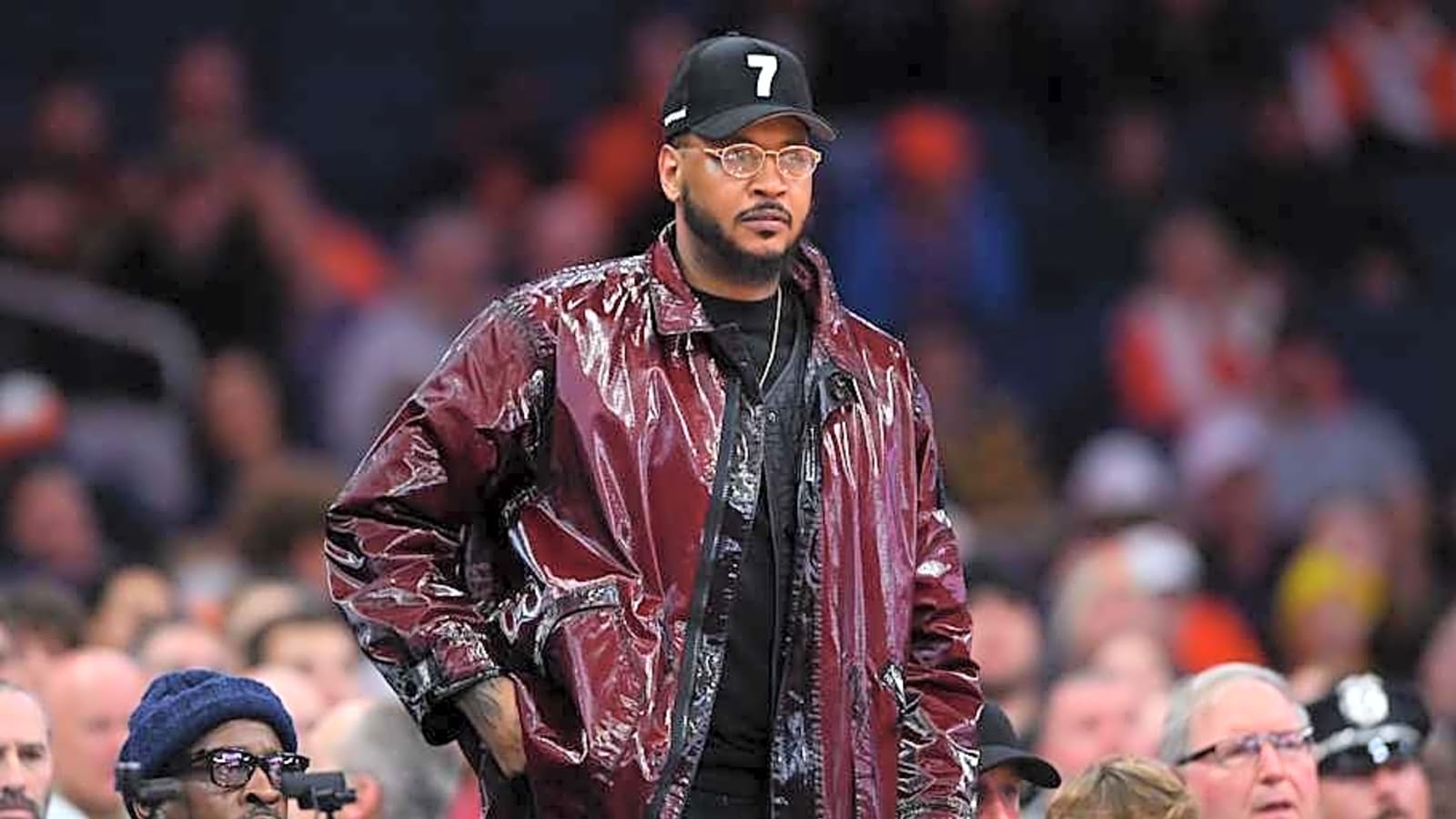 Carmelo Anthony Airs Concern About Knicks' Karl-Anthony Towns