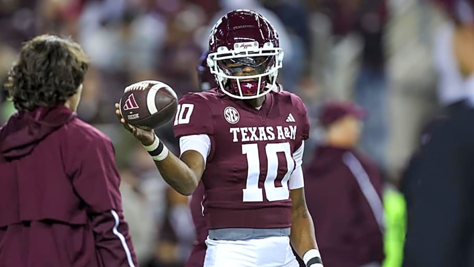 Marcel Reed Predicts Big Season for New Texas A&M WR