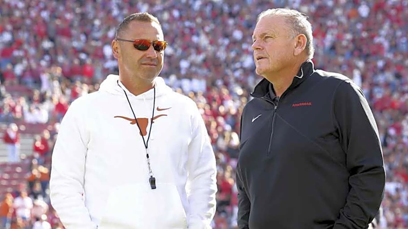 Arkansas Coach Thankful to Have Texas Longhorns Rivalry Back