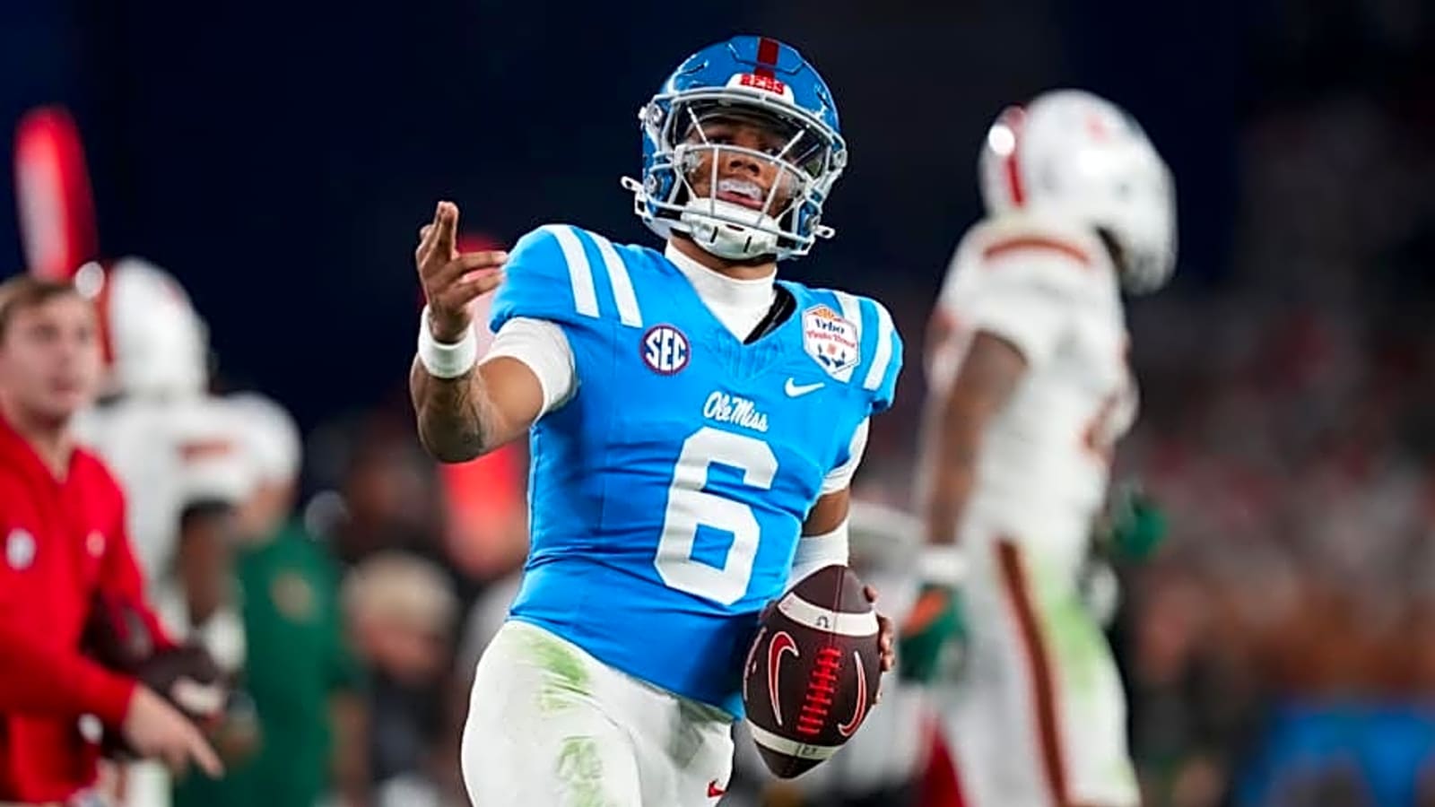 Trinidad Chambliss climbing up NFL draft boards after losing waiver appeal