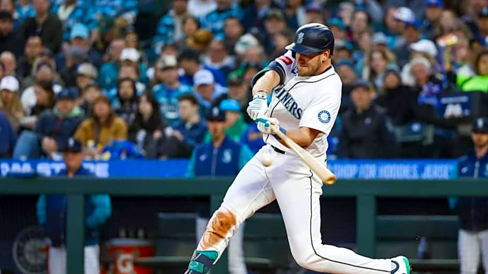 Luke Raley Hits Mammoth Home Run as He Continues to Work Back For Seattle Mariners
