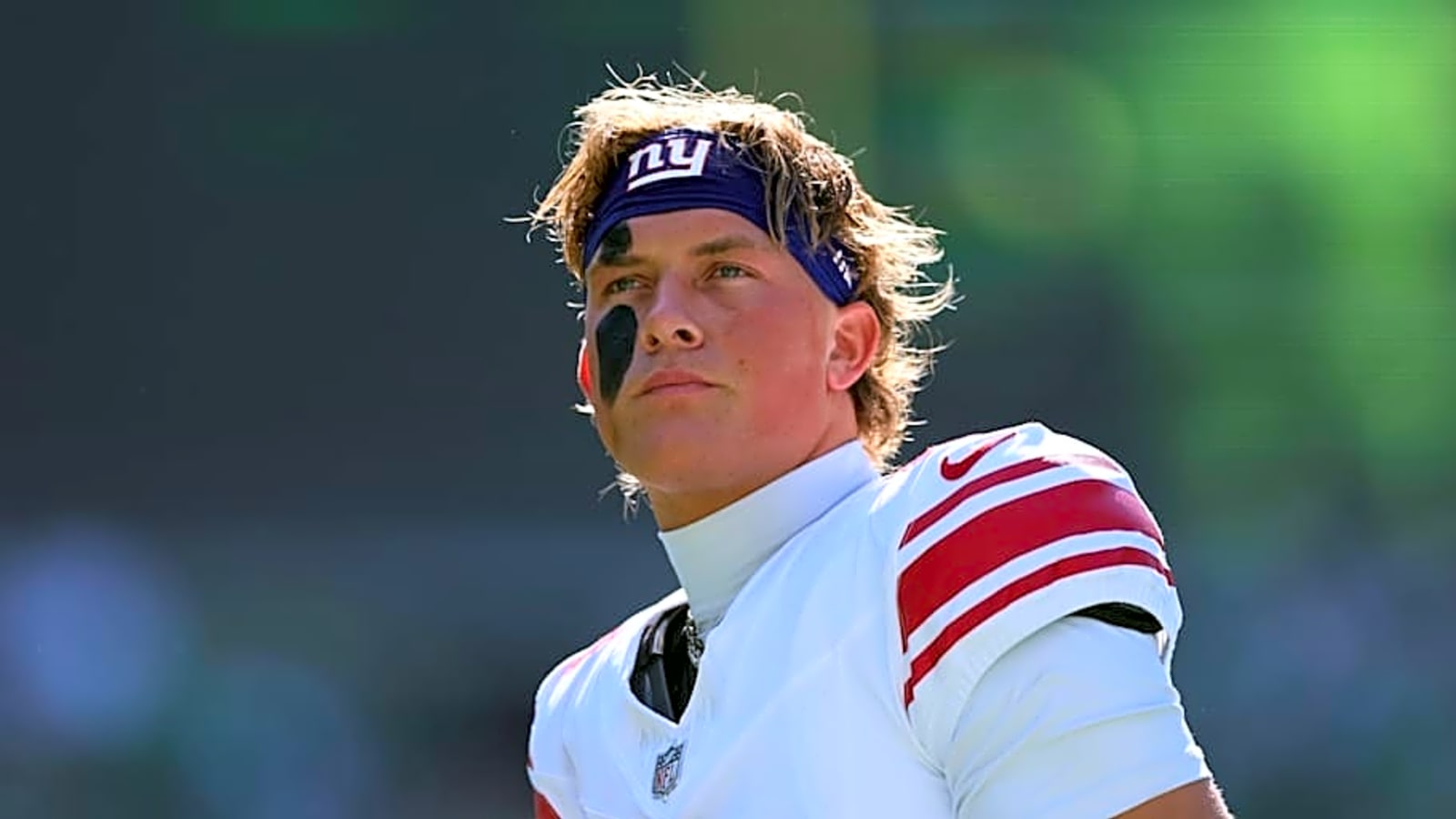 Giants QB Jaxson Dart Shared Reaction to  RB Cam Skattebo’s Injury