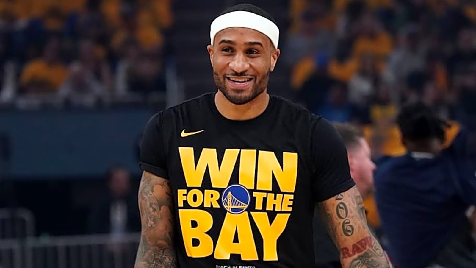 Warriors Champion Gary Payton II Reacts to Re-Signing With Team