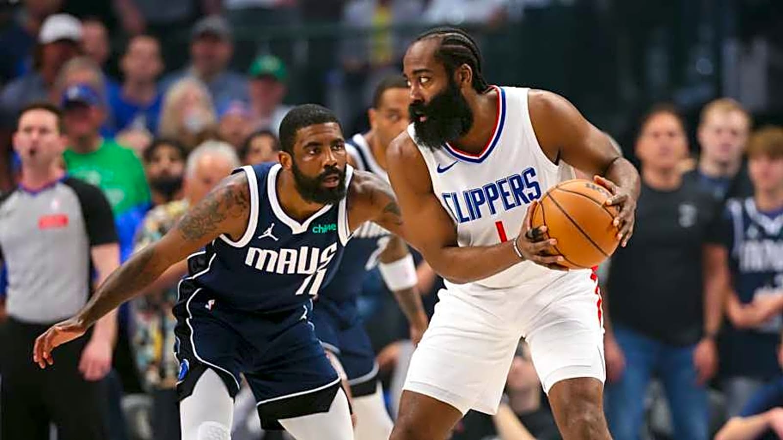 James Harden names Mavericks star Kyrie Irving to all-time starting 5
