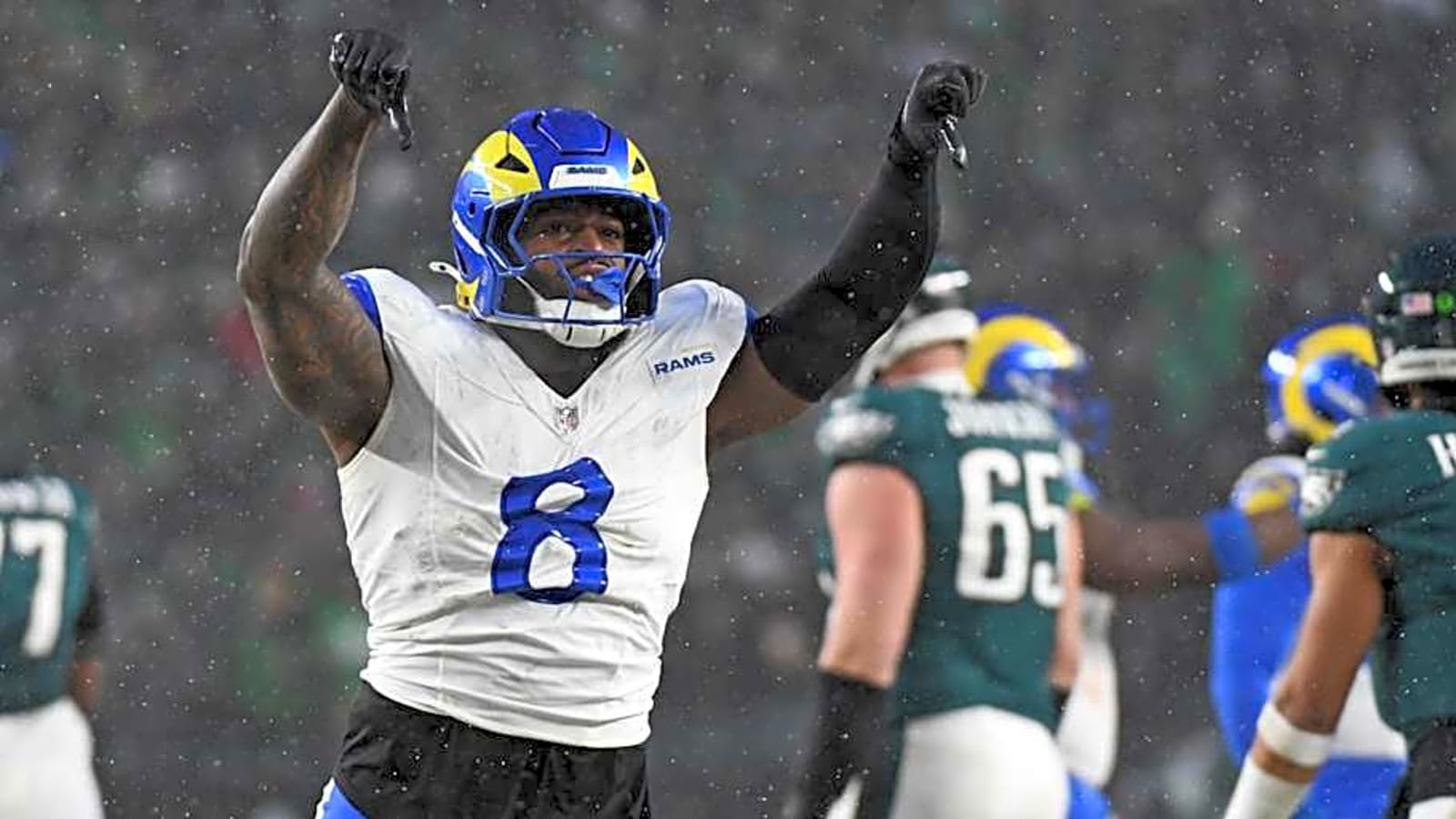 Rams&#39; Verse Gets Rematch at Mekhi Becton in Joint Practice