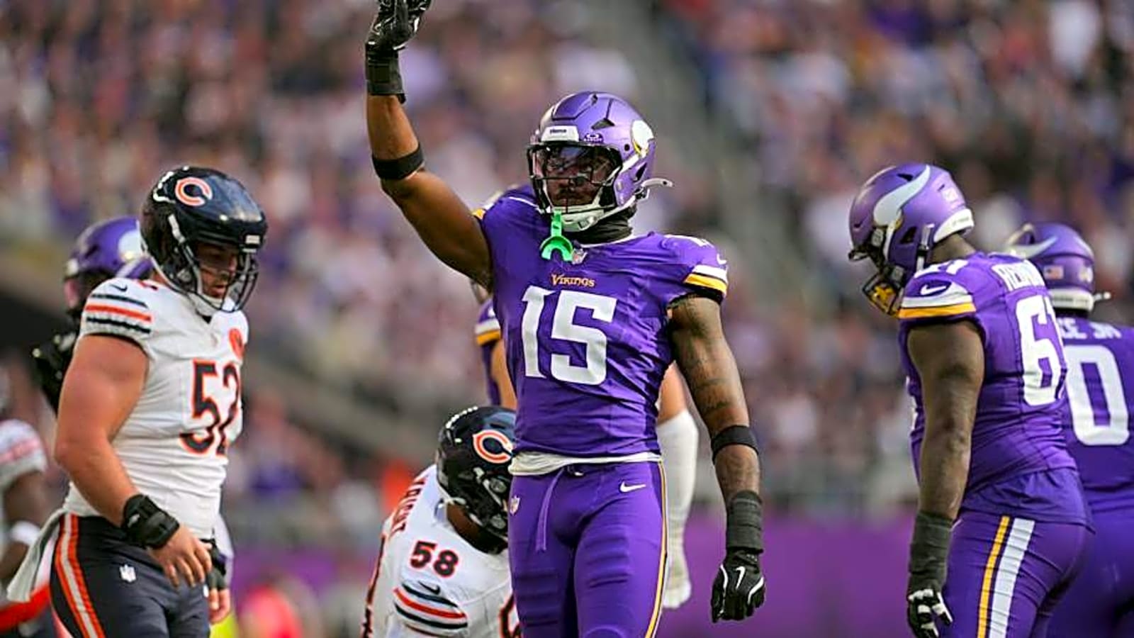 Young Vikings defender was a bright spot in frustrating loss to Bears