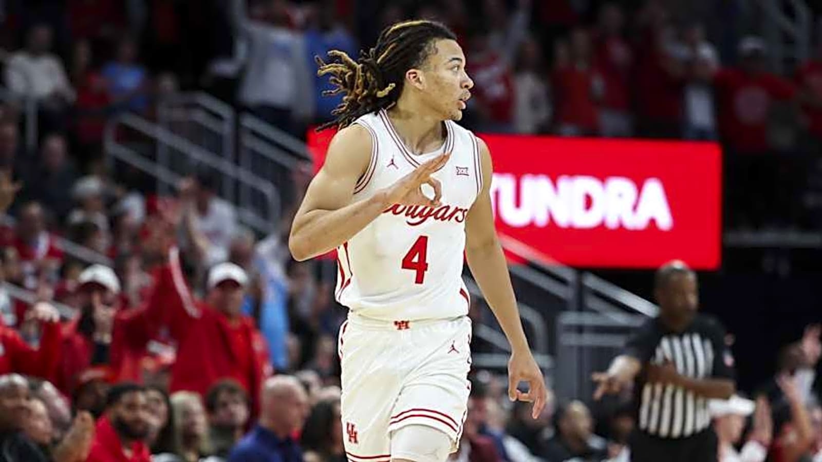 Houston Guard Kingston Flemings Projected to Land With Nets in Mock Draft