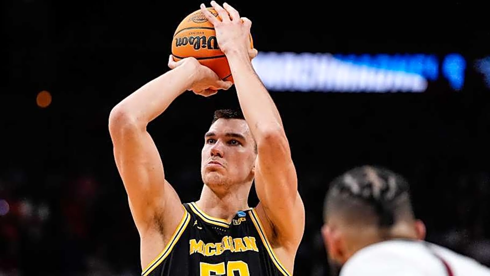 Former Michigan center Vlad Goldin impresses in debut with Miami Heat