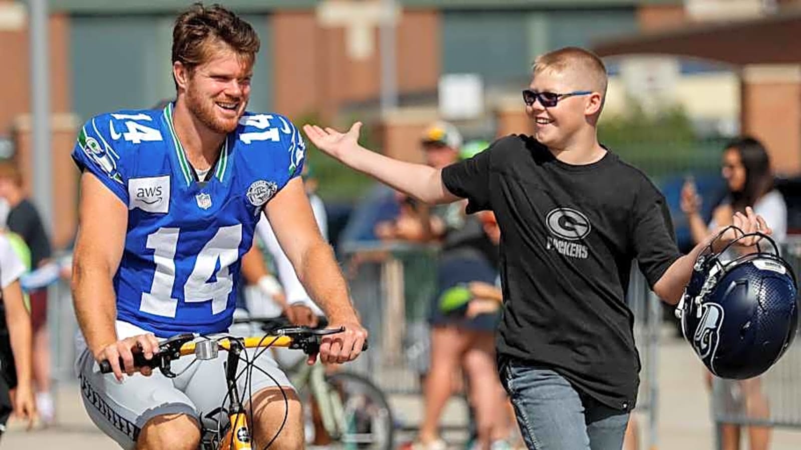 What Seahawks QB Sam Darnold said about lively joint practice with Packers