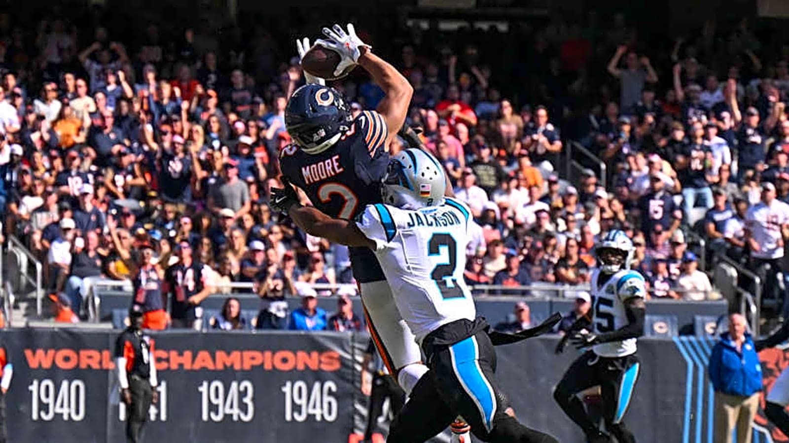 Bears&#39; pass catchers crack top 10 in new 2025 NFL ranking
