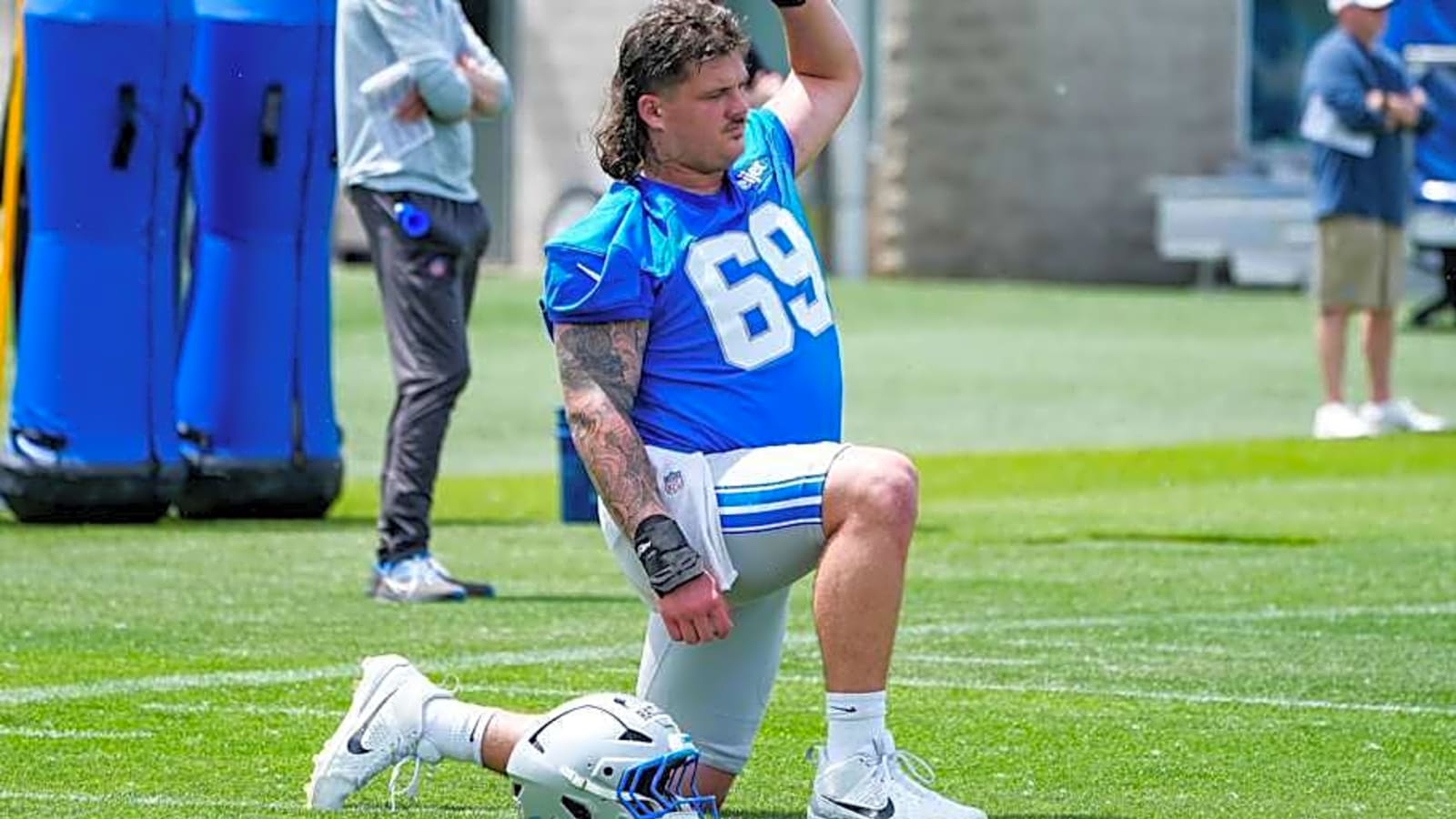 Vital Lions rookie takes expected role on Day 1 of camp and draws lofty comp