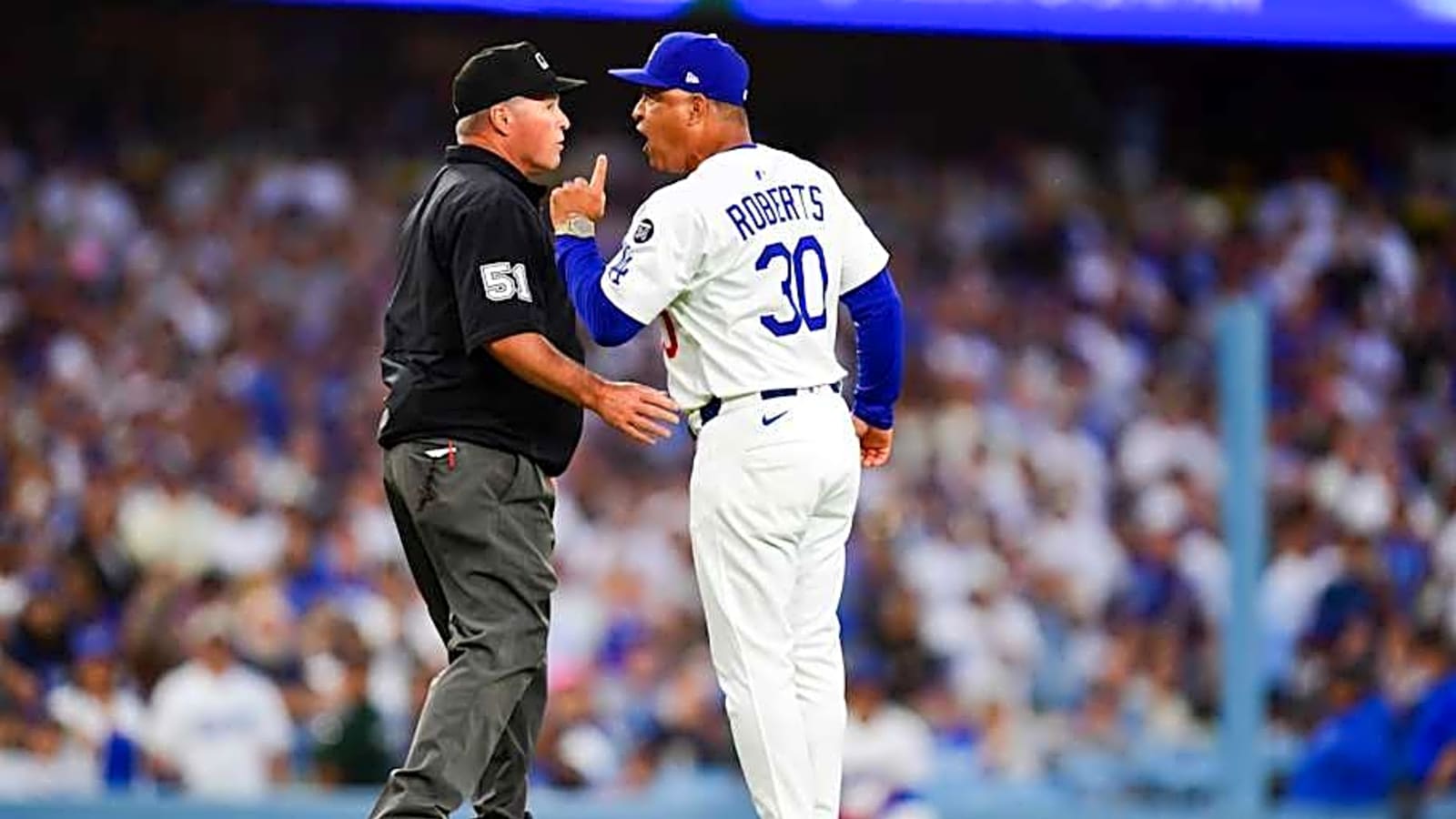 Dodgers Manager Dave Roberts Calls Out Padres, Umpires in Epic Rant