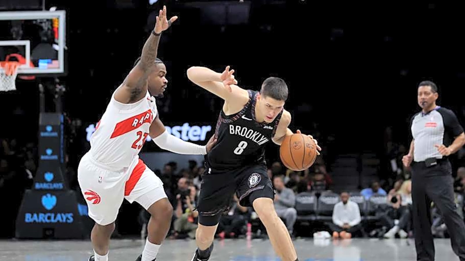 Nets' Egor Demin Scores Career High 16 Points in Loss to Raptors