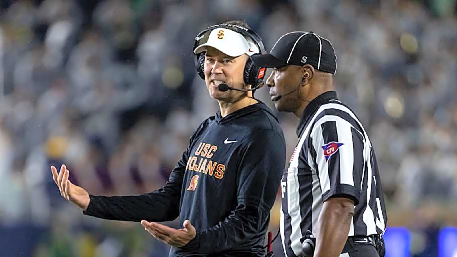 USC Coach Lincoln Riley Criticizes 'Stupid Call' that Led to Game-Changing Fumble