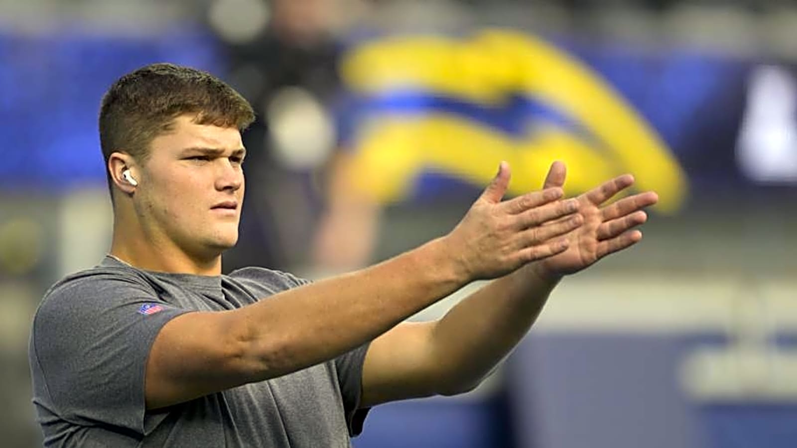 Jim Harbaugh gets ahead of himself with Joe Alt prediction Chargers fans will love