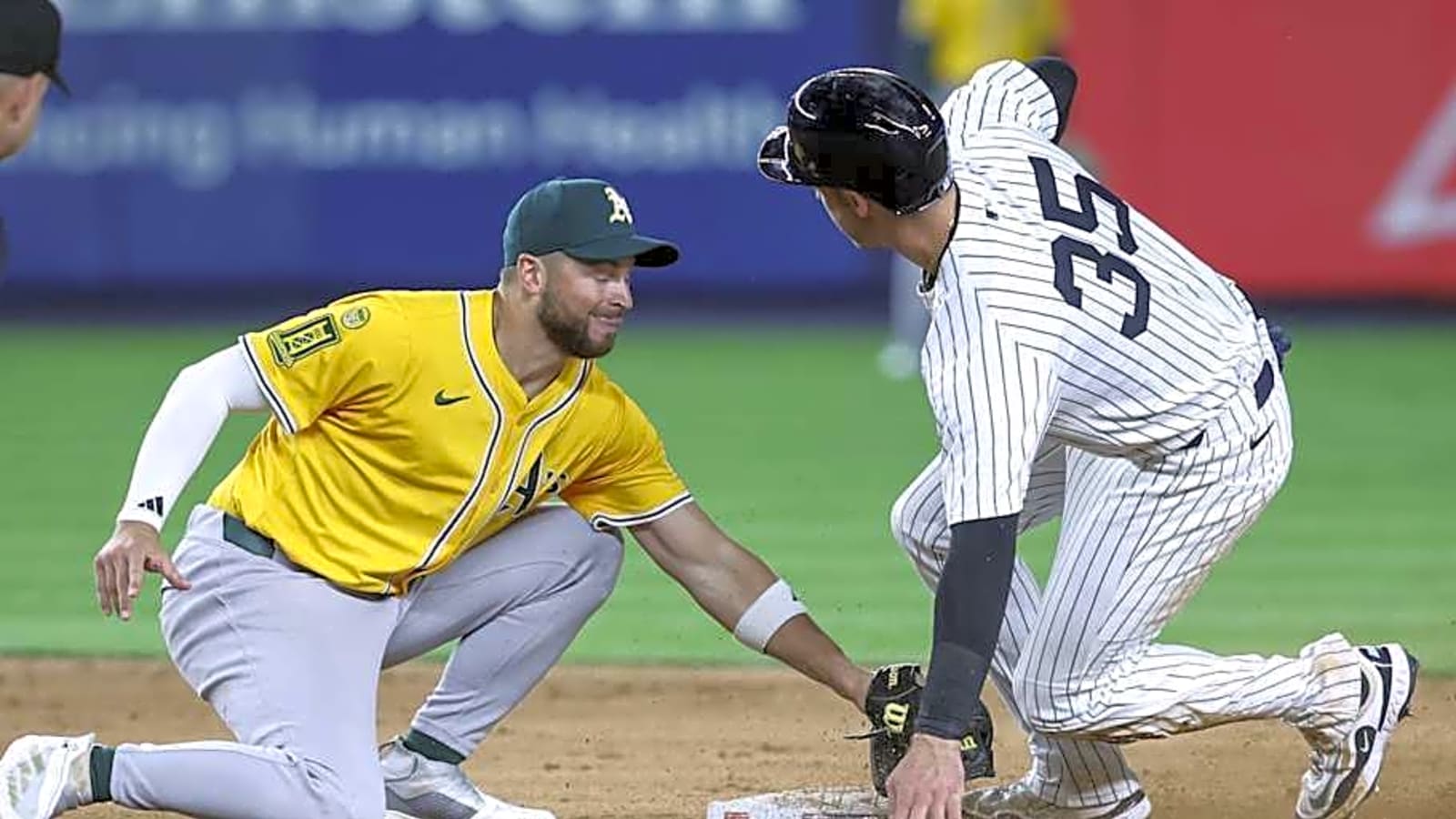A’s Bats Stay Cold in Series Opener Against Yankees