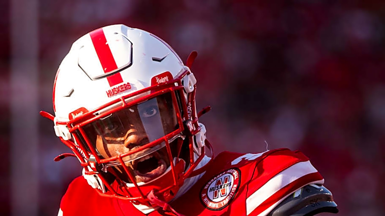 Huskers Safety Marques Buford Jr. Watches and Learns