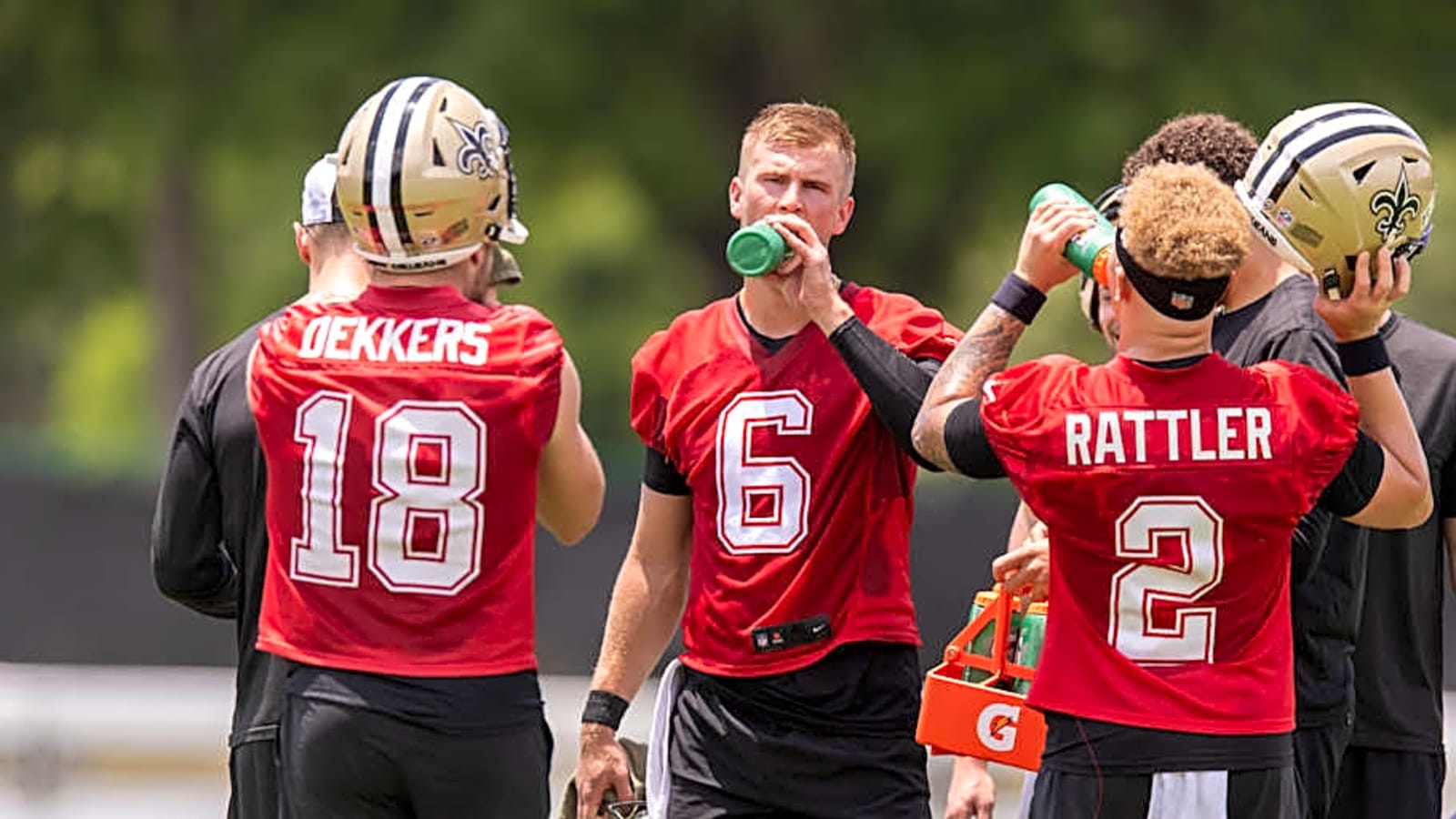 Potential Tyler Shough Replacement Spotted At Saints Minicamp