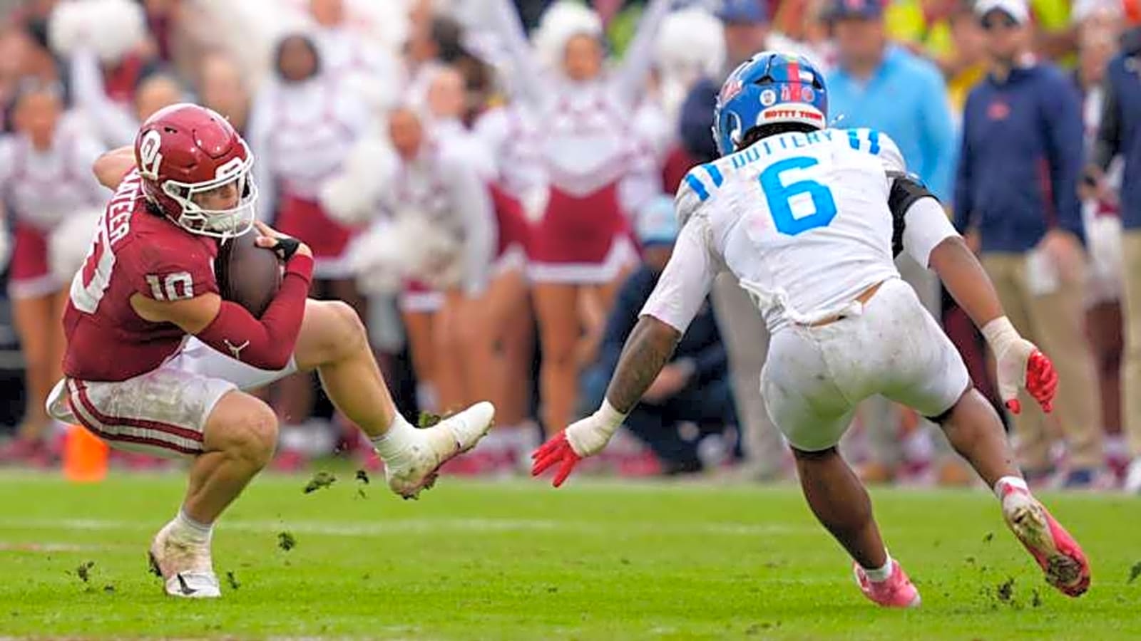 Oklahoma Unable to Capitalize on Furious Third Quarter Rally and Take Down Ole Miss