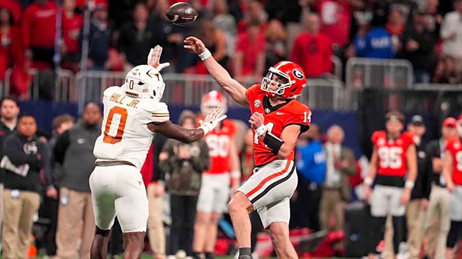 Texas Football Player Says the Matchup vs Georgia &#39;Doesn&#39;t Stand Out&#39;