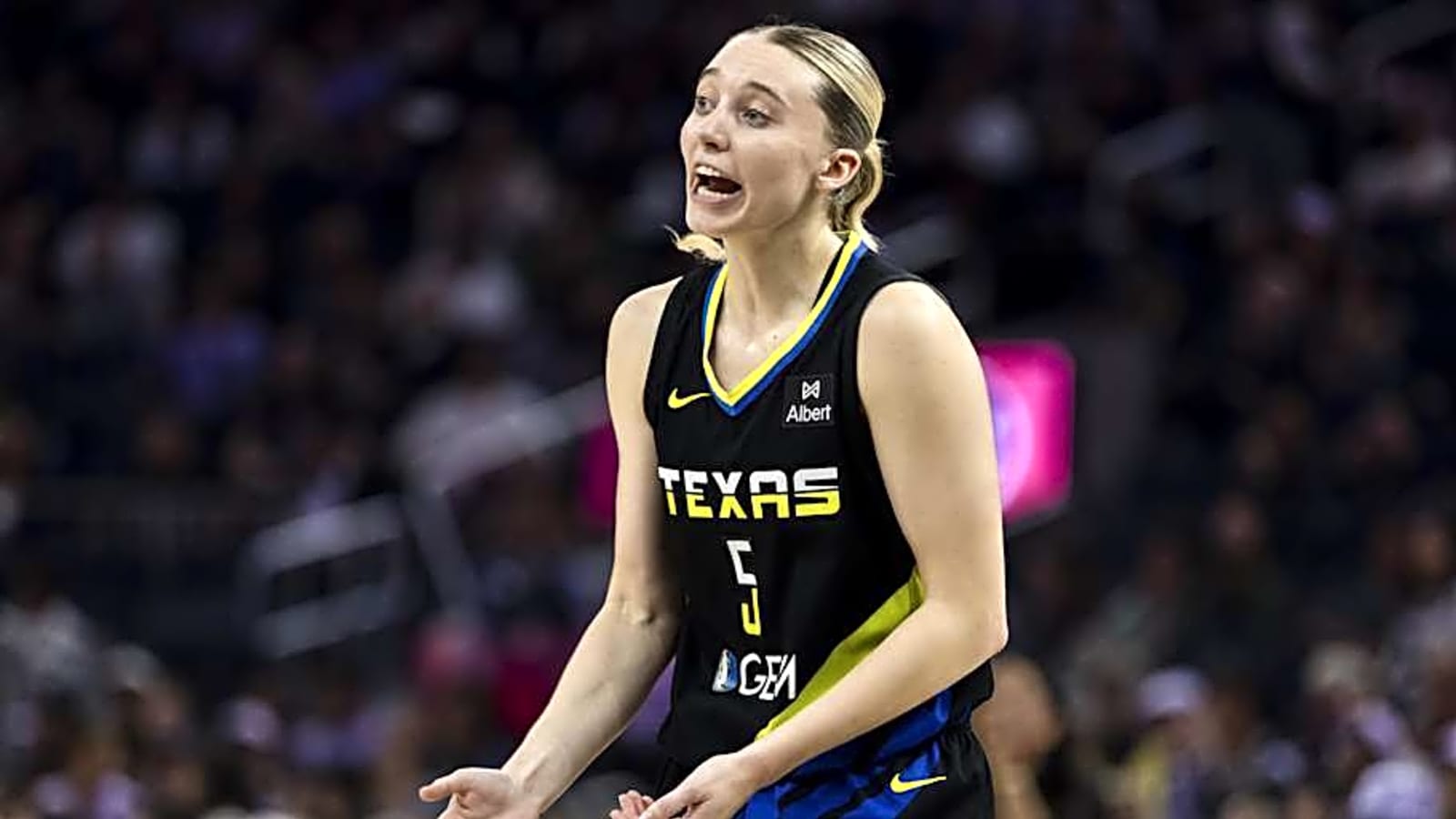 Paige Bueckers stands in the paint for WNBA&#39;s CBA negotiations