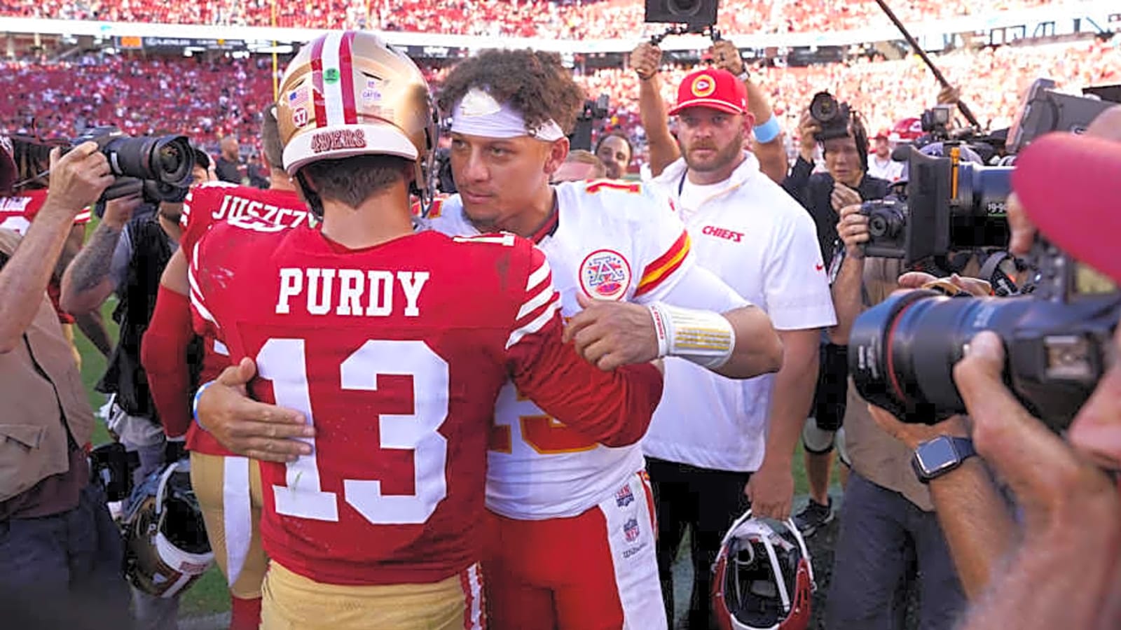 PFF Ranks 49ers Quarterback Brock Purdy Alongside Patrick Mahomes