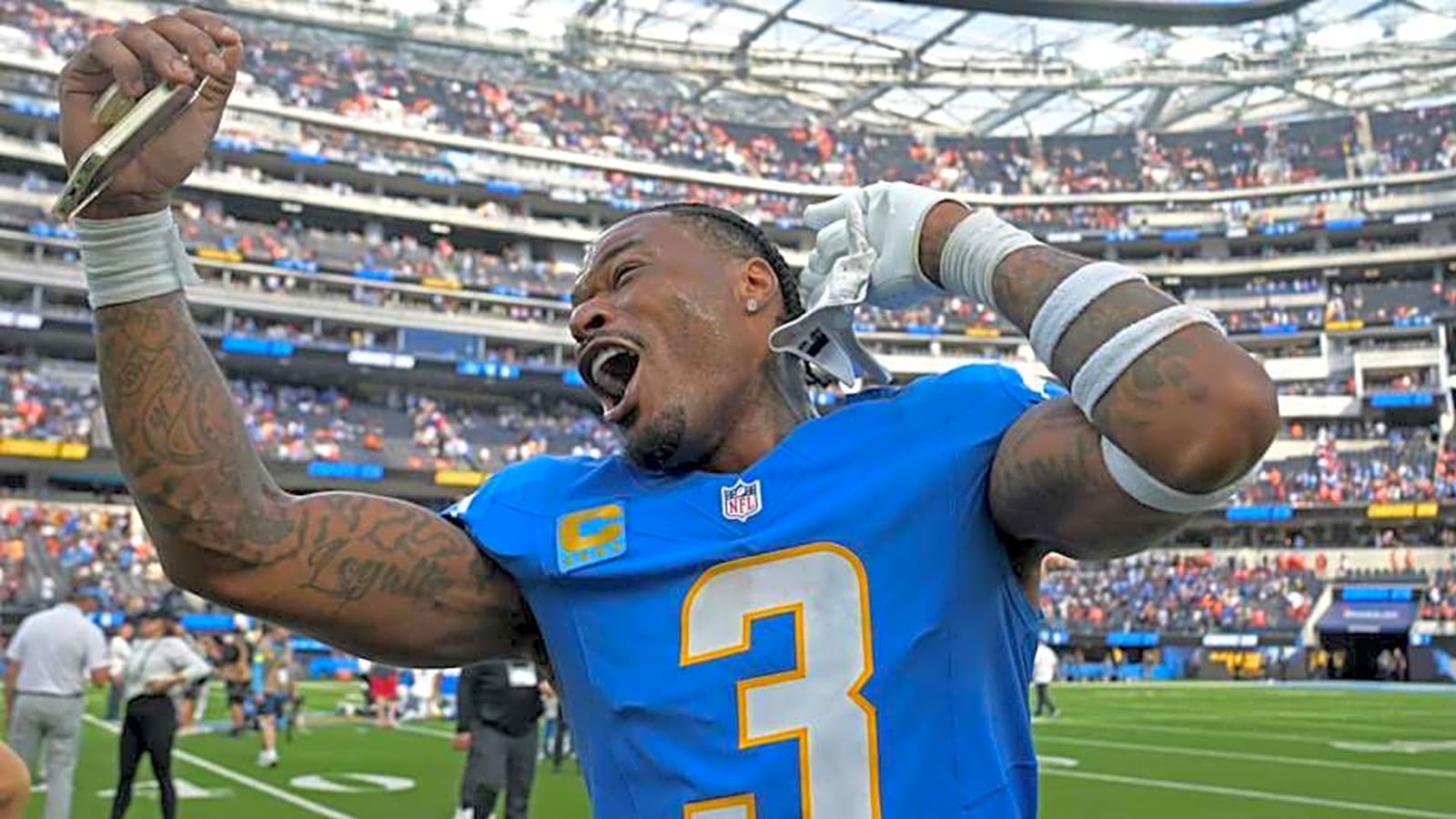 Chargers' Jim Harbaugh reveals Derwin James injury, medical scans results