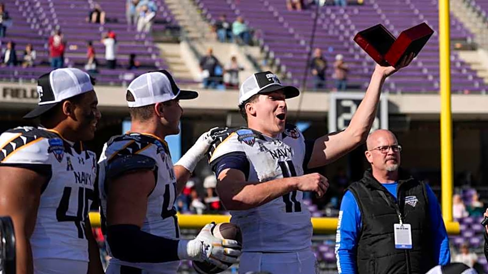 Navy Midshipmen quarterback Blake Horvath thinks the American Conference is wide open