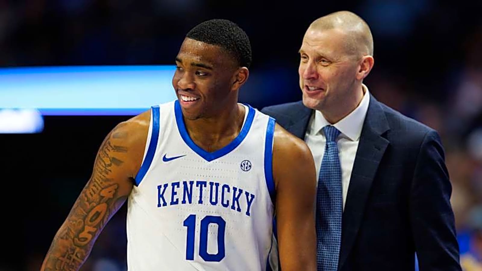 Kentucky center Brandon Garrison explains the post move Mark Pope taught him