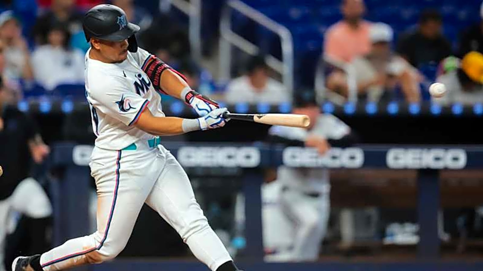 Miami Marlins Rookie Outfielder Hits First MLB Home Run