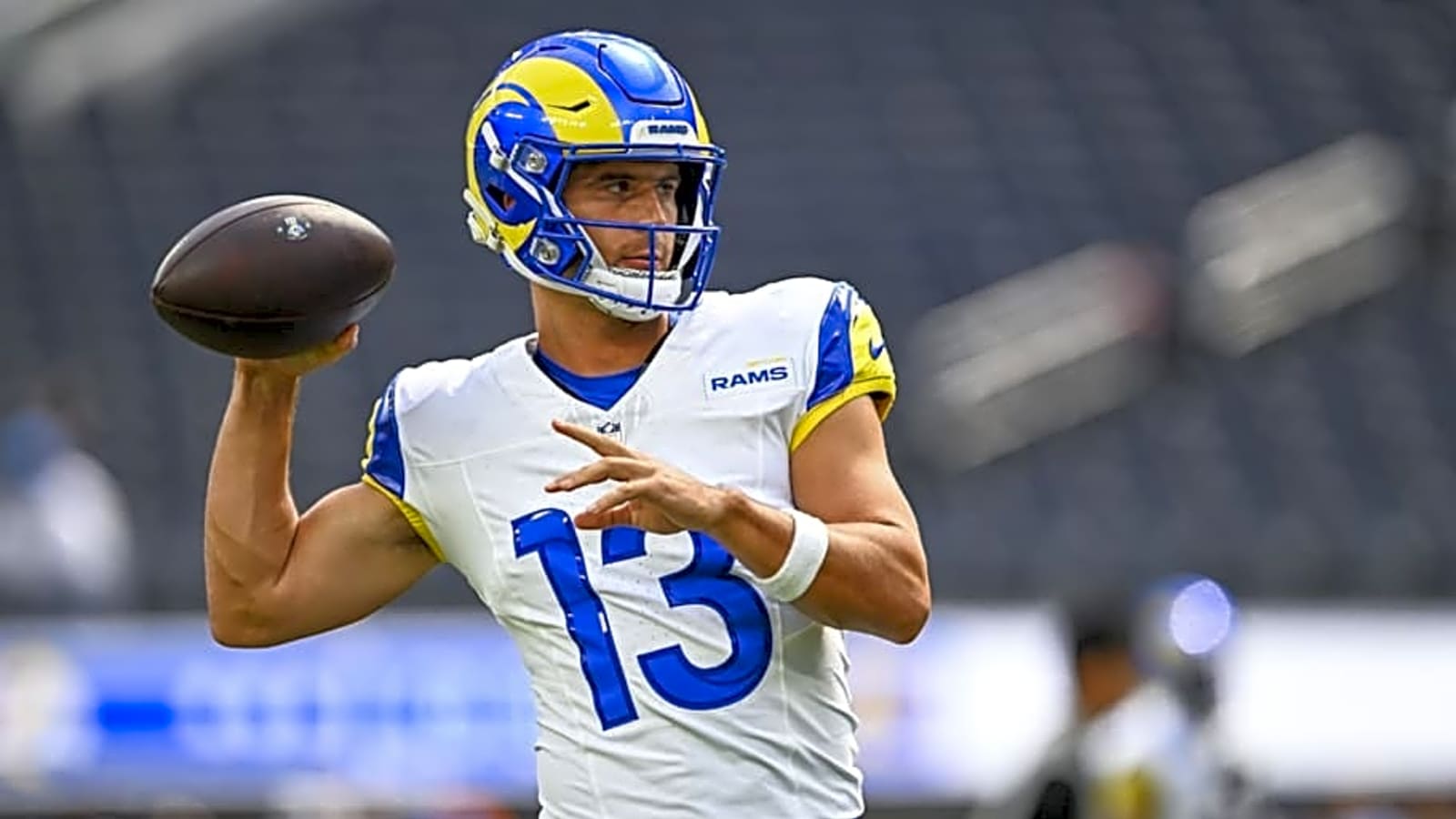 LOOK: Rams QB Stetson Bennett Signs Georgia Jersey Before Preseason Game in Cleveland