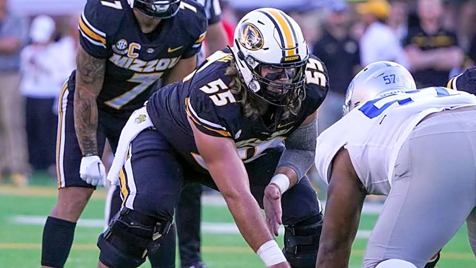 Center Connor Tollison is the &#39;Quarterback&#39; of the Mizzou Offensive Line