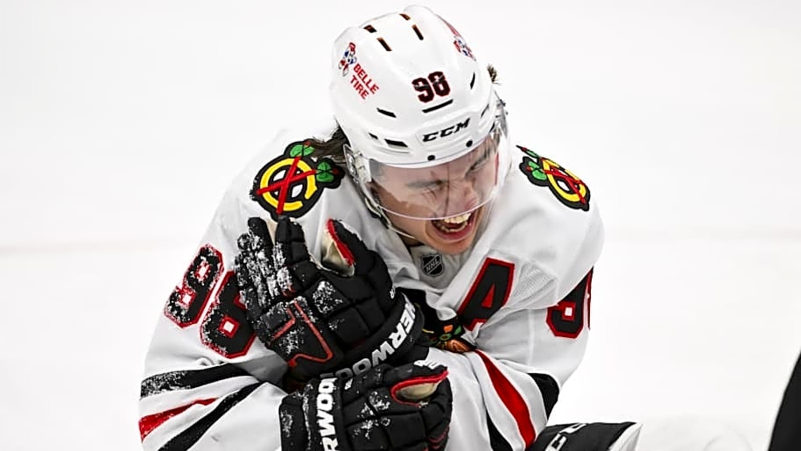 Blackhawks' Connor Bedard Suffers Frightening Shoulder Injury
