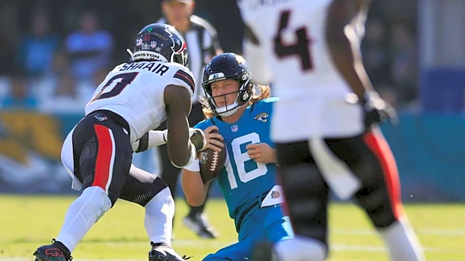 Texans&#39; Azeez Al-Shaair Reacts to Return vs. Jaguars, Trevor Lawrence