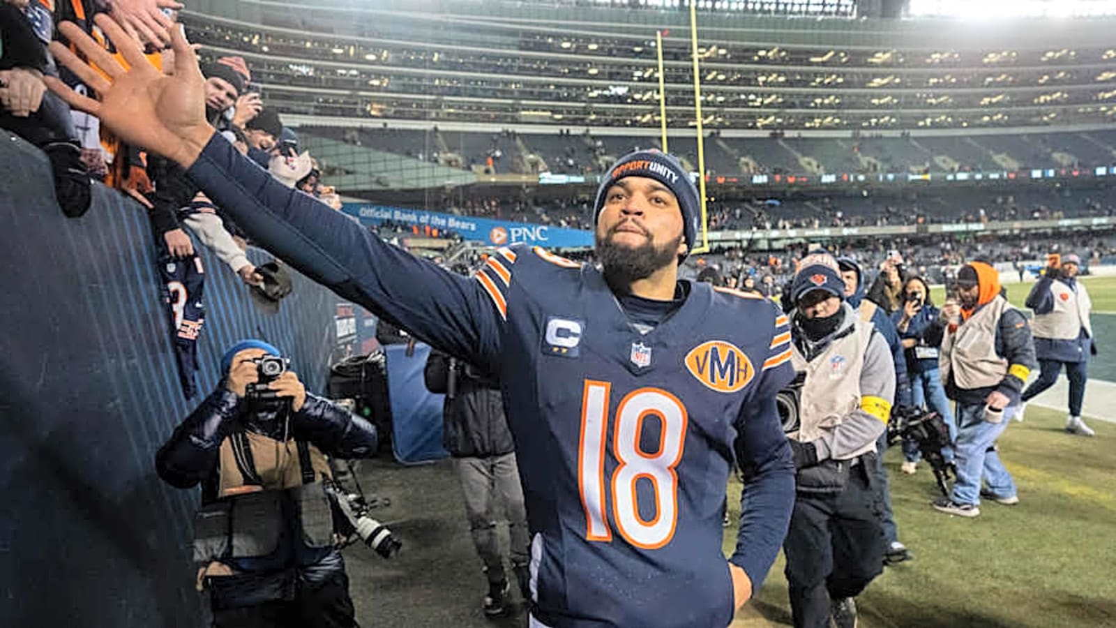 Comeback Caleb ties an NFL legend's record against Green Bay