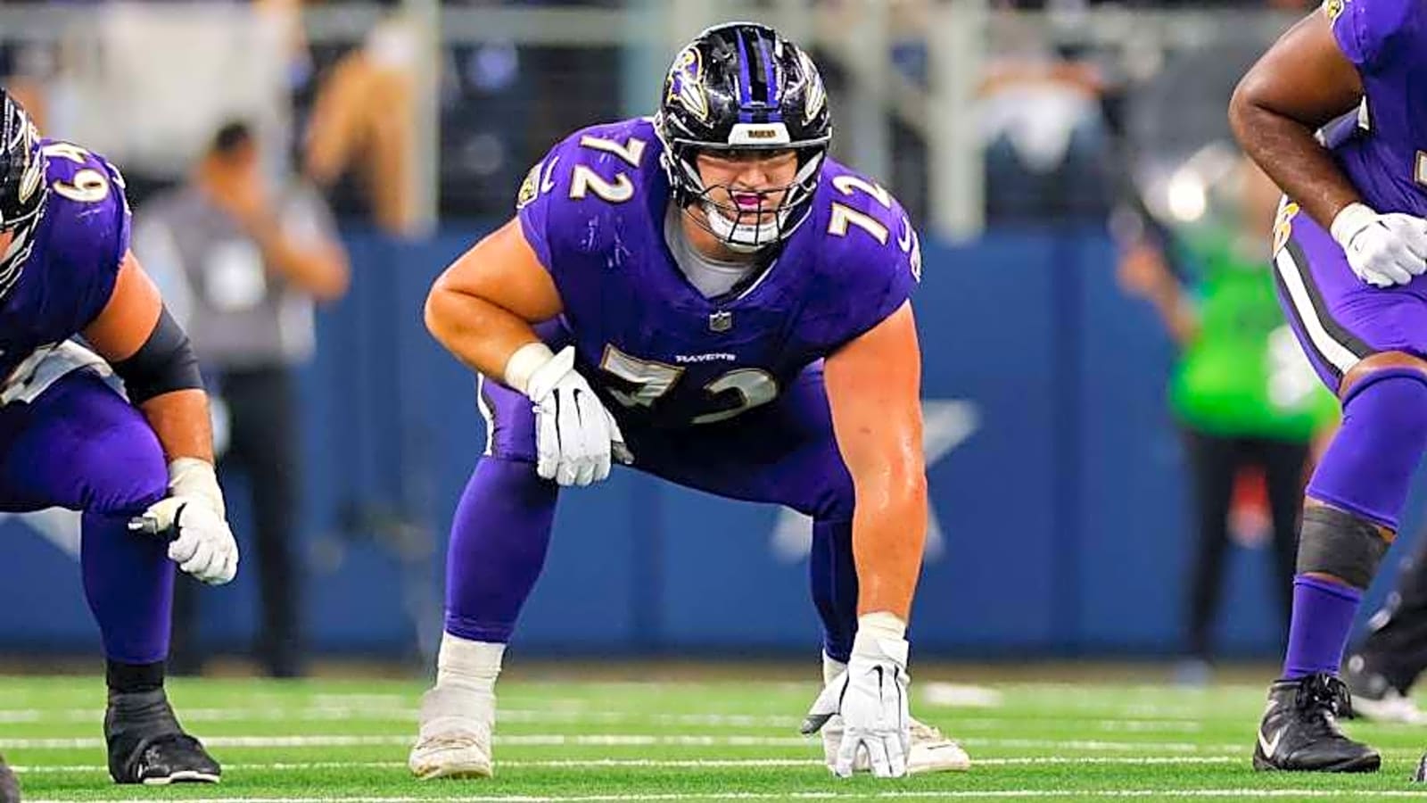 Ravens OL Coach Reveals Frontrunners for LG Competition