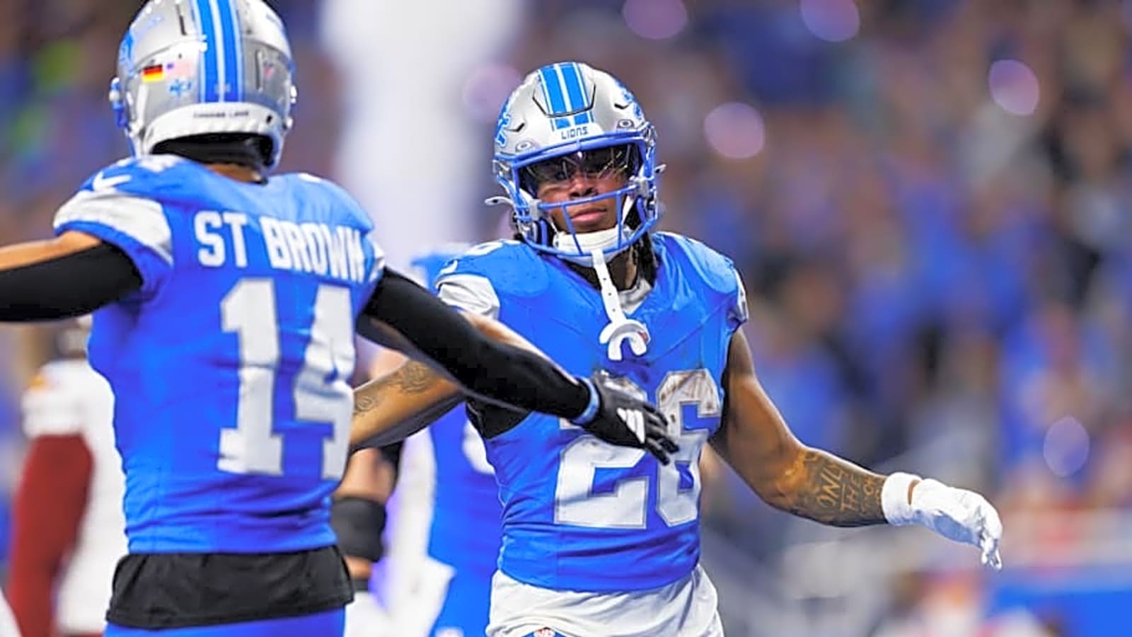 Jahmyr Gibbs just revealed his bet with Amon-Ra St. Brown (and the prize is wild)