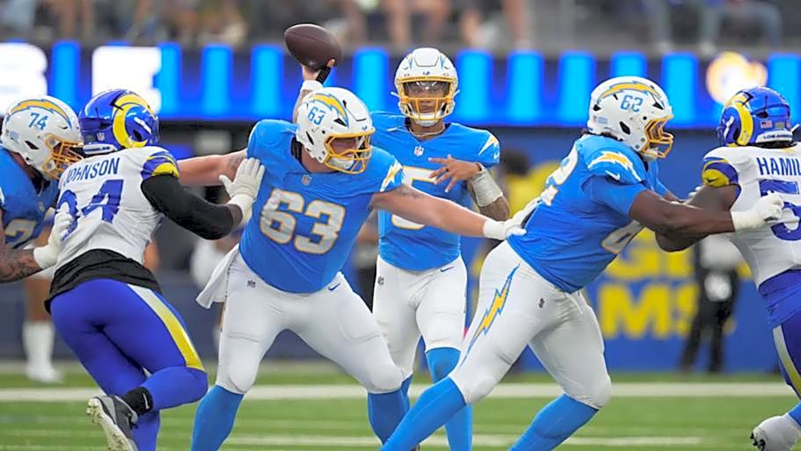 Chargers&#39; QB2 battle behind Justin Herbert seems officially over