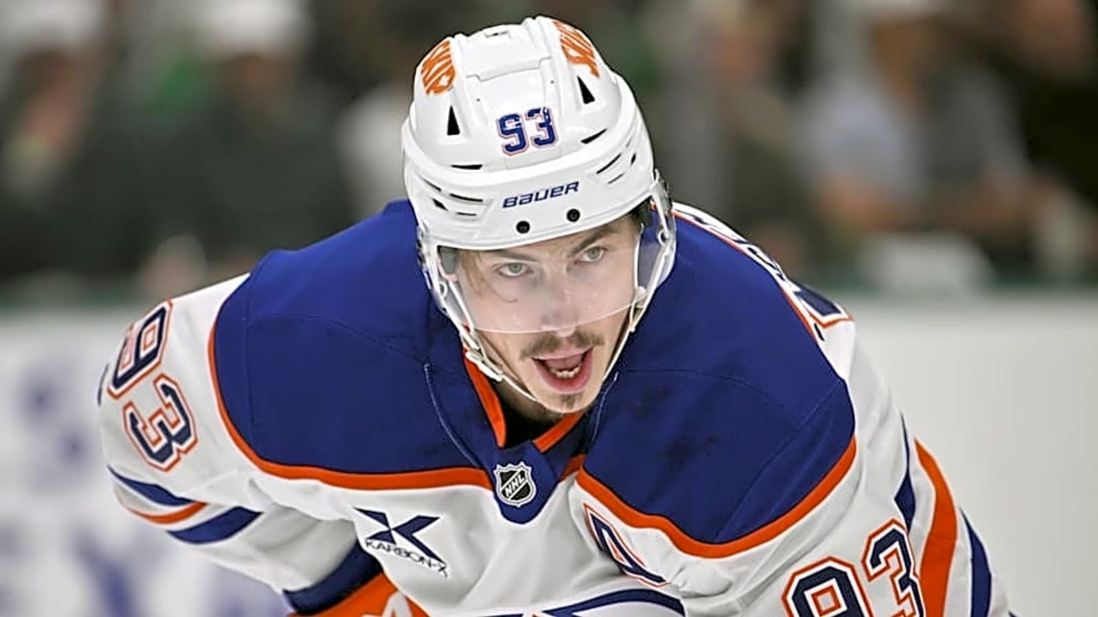Oilers Forward Played Through Broken Hand