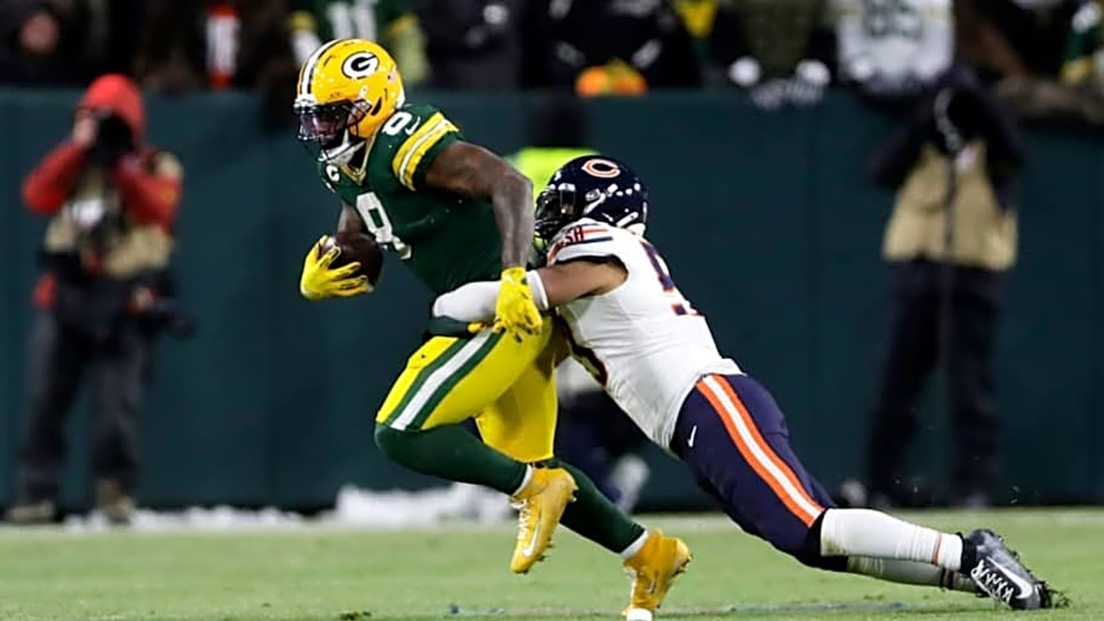 Bears defense facing full brunt of Packers' running attack