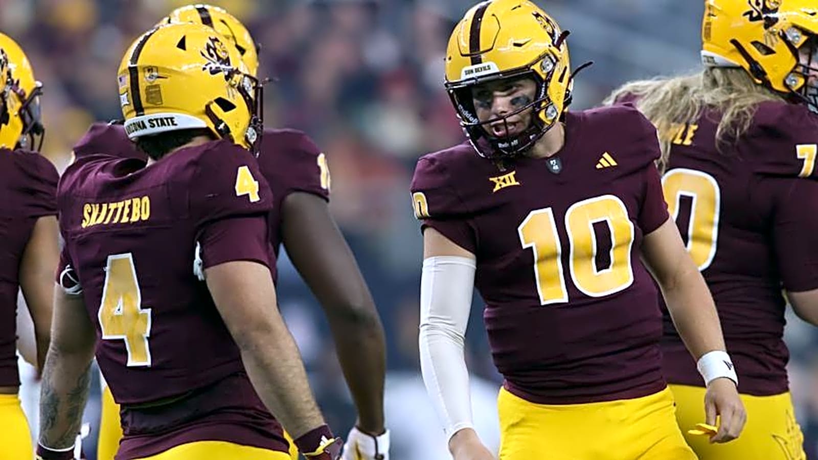 Arizona State QB Sam Leavitt Praises Cam Skattebo