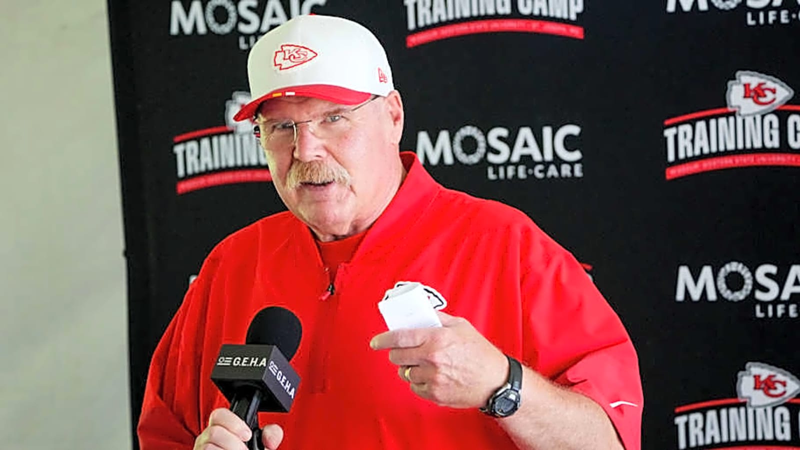 Chiefs&#39; Andy Reid Provides Training Camp Update on Rookie