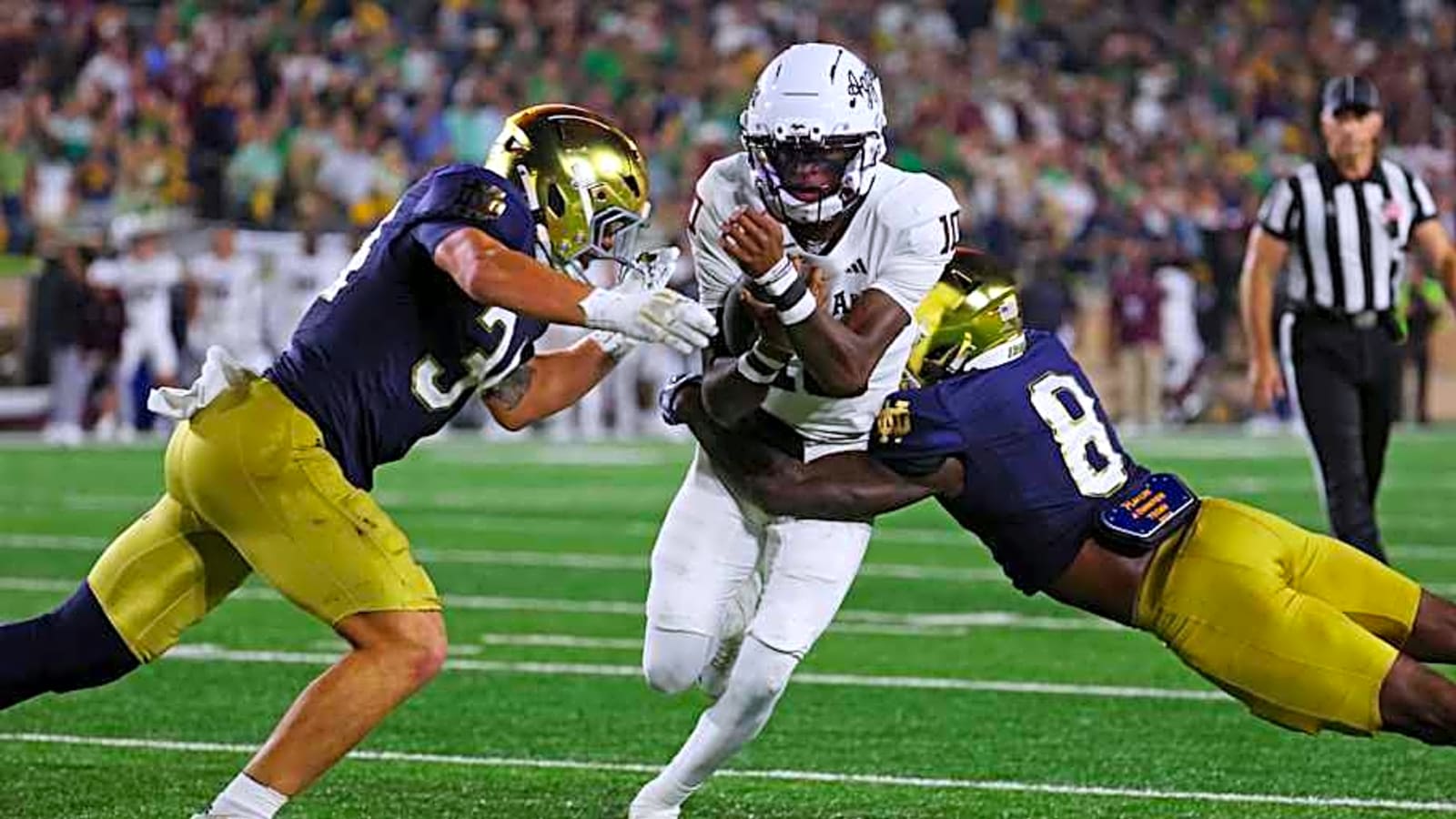 Texas A&M&#39;s Game-Winning Football vs. Notre Dame Crafted into Historical Collectible