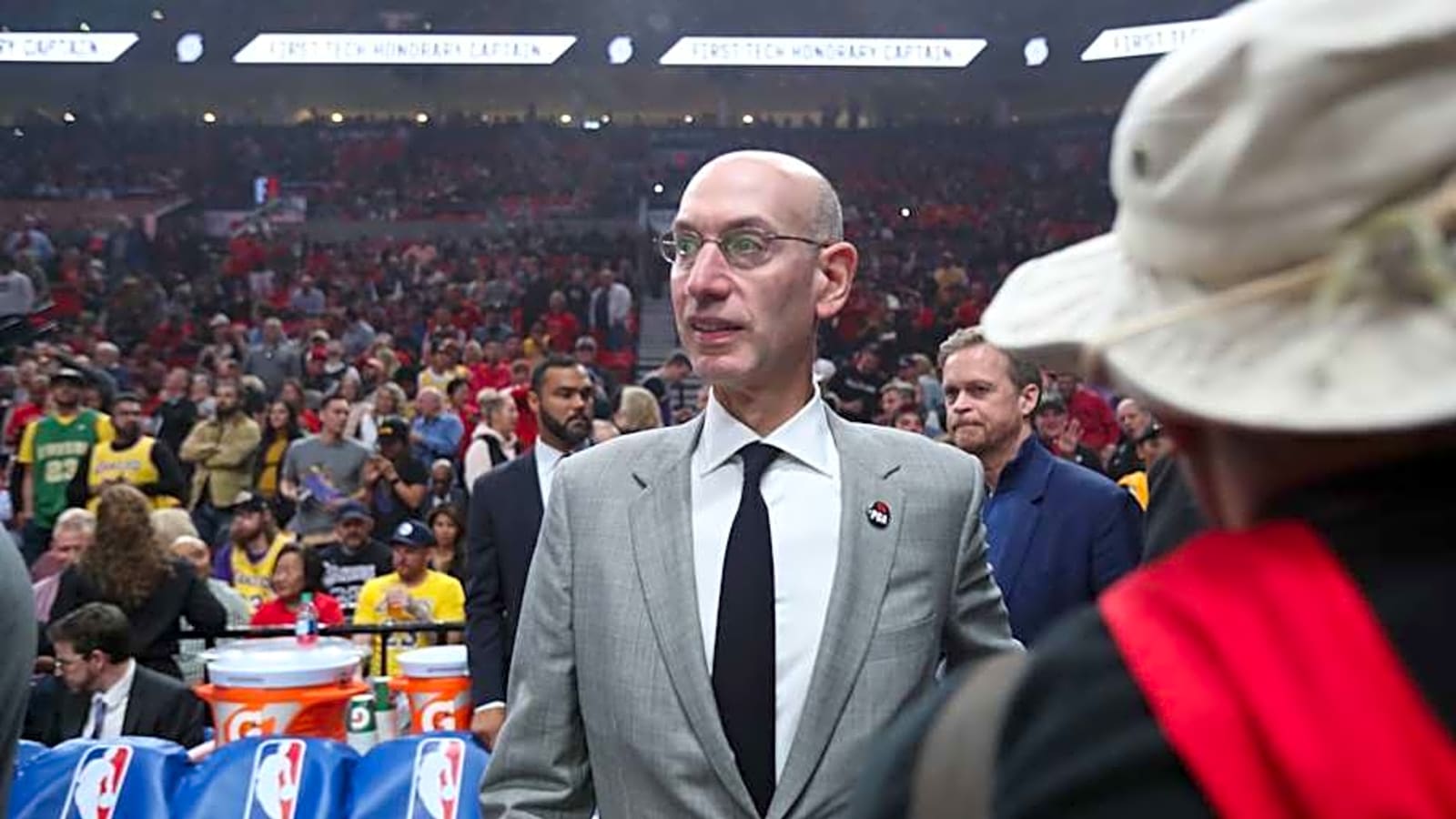NBA Commissioner Adam Silver Discusses Blazers Relocating From Portland