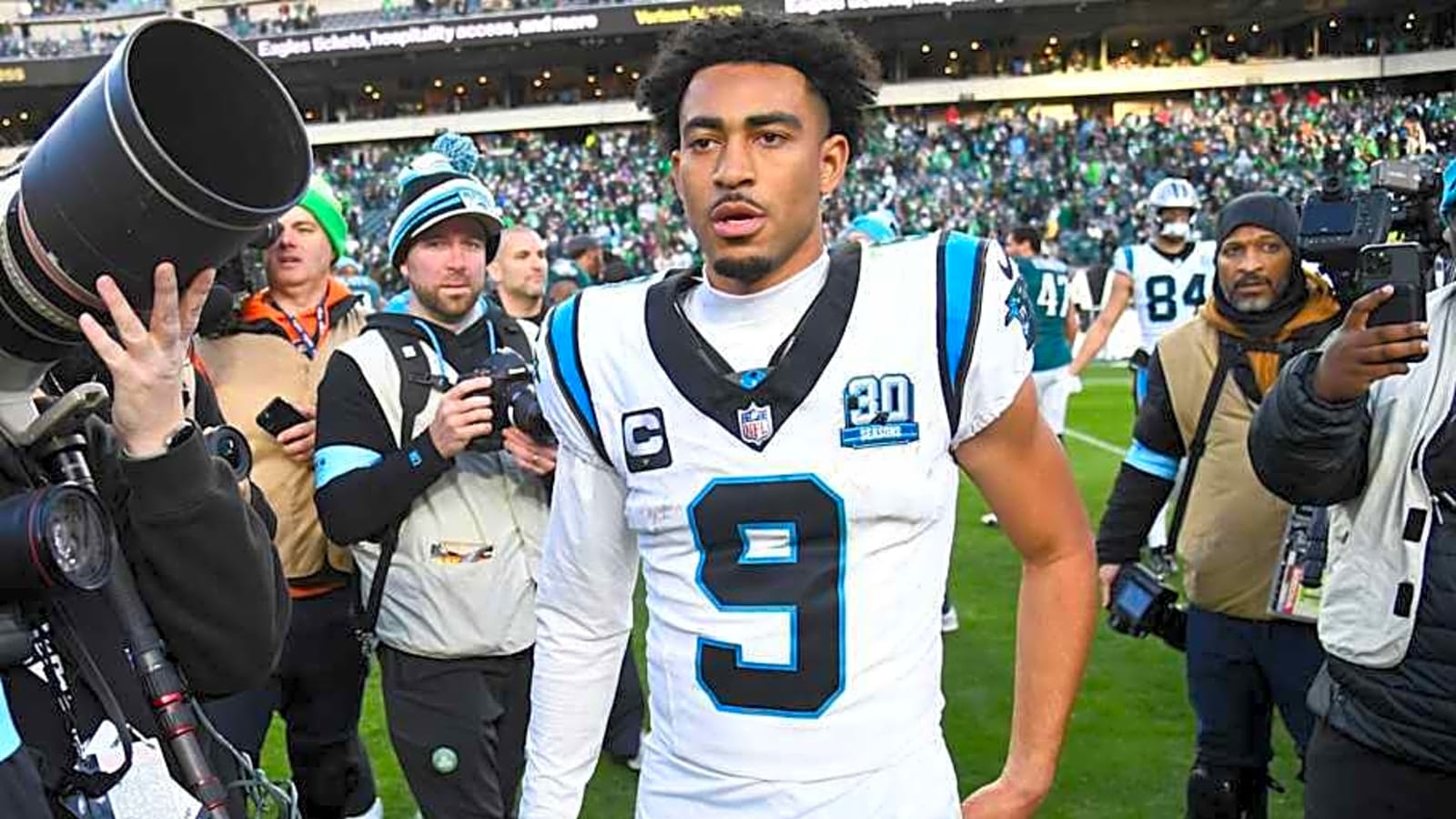 Bryce Young&#39;s Philly-based family put Eagles first when Panthers visited
