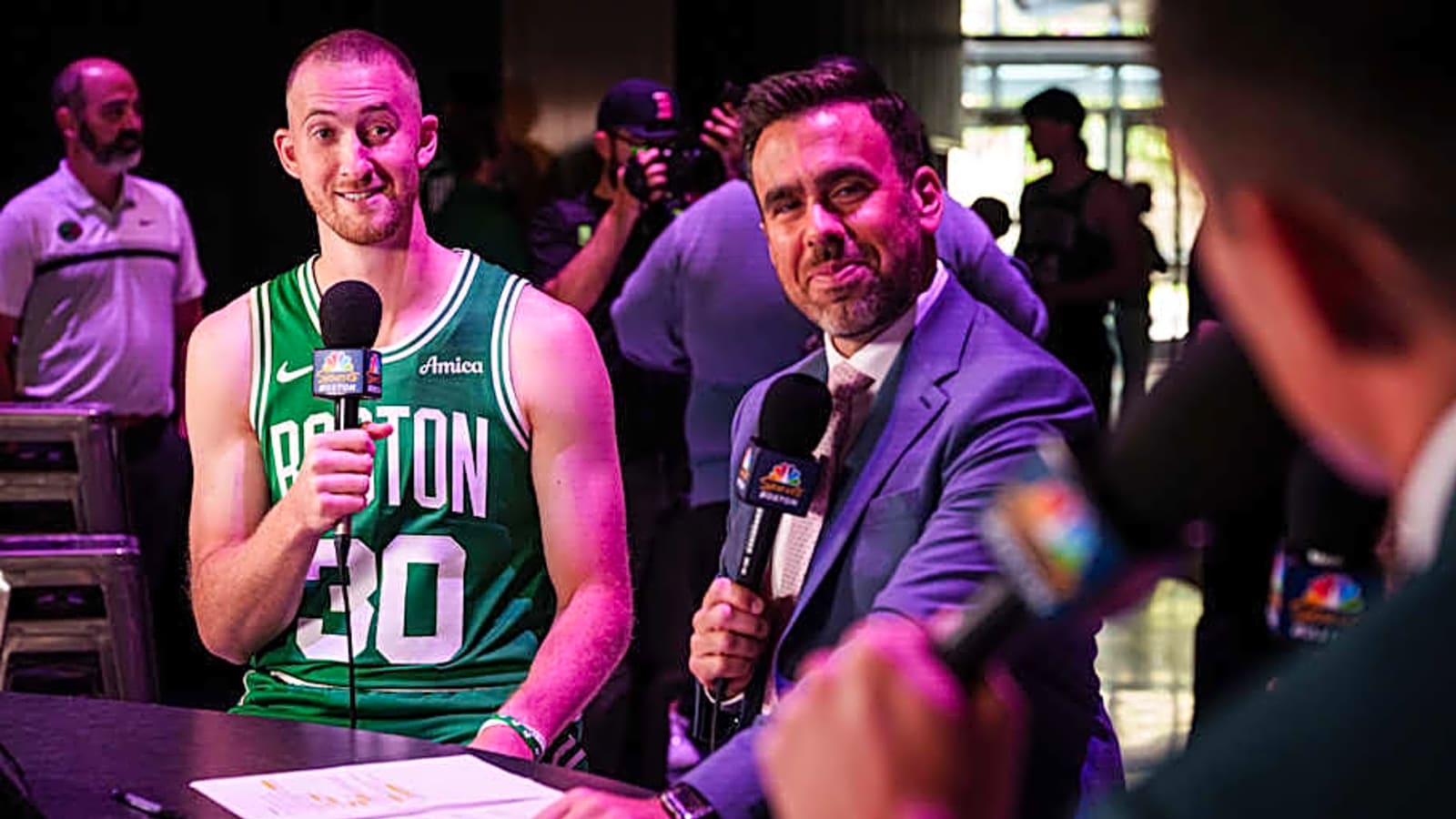 Celtics Offseason Signing Could Make Sam Hauser Expendable, Says Insider