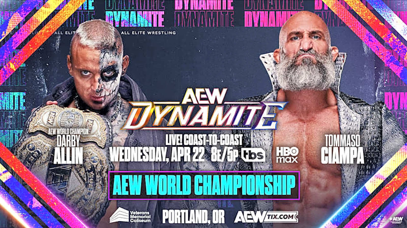 AEW Dynamite Preview (4/22/26): Start Time, Match Card