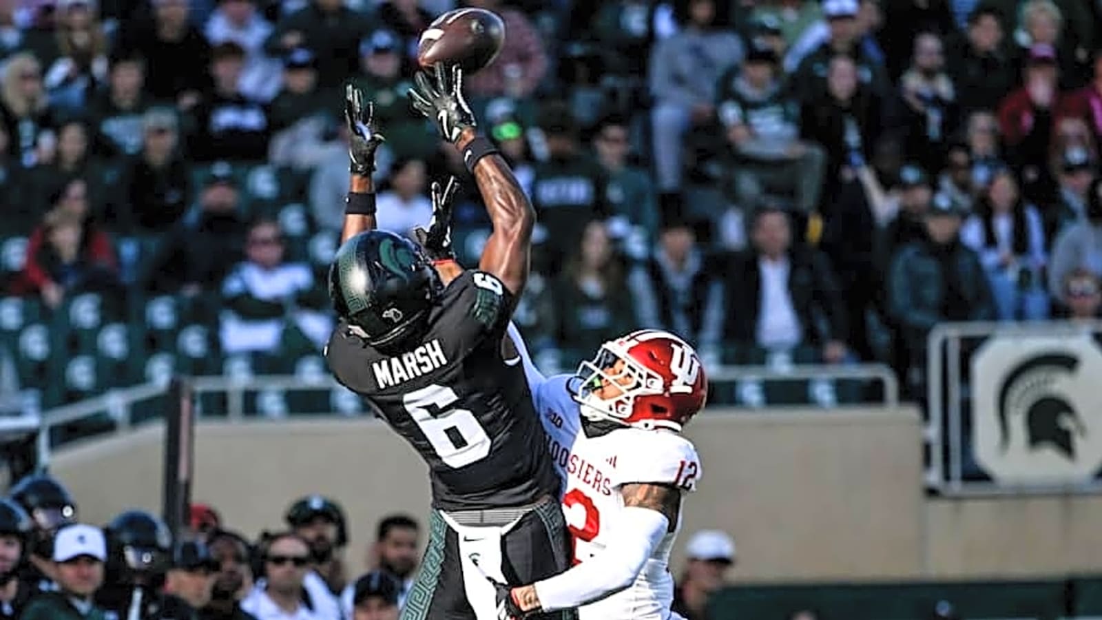 Indiana Football Lands Standout Michigan State WR in Transfer Portal