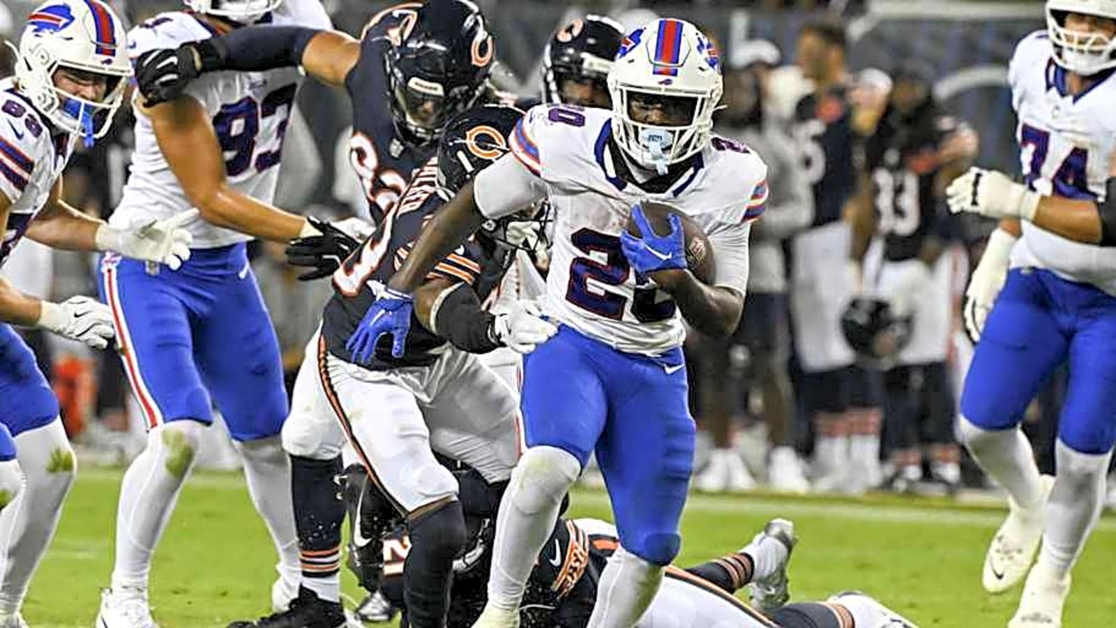 Running back on Bills&#39; roster bubble powers opening TD drive vs. Buccaneers